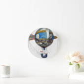 Ontwerp voor een heteluchtballon met een diameter  ronde klok (Huis)