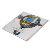 Ontwerp voor een heteluchtballon met een diameter tegeltje (Zijkant)