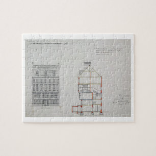 Ontwerp voor een huis voor W. Flower Esq, Chelsea  Legpuzzel