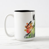 Ontwerp voor een Jumbo-Mok met sereniteit. Tweekleurige Koffiemok (Links)