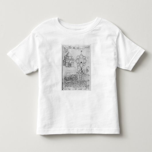 Ontwerp voor een kerk, fol. 4 kinder shirts (Voorkant)