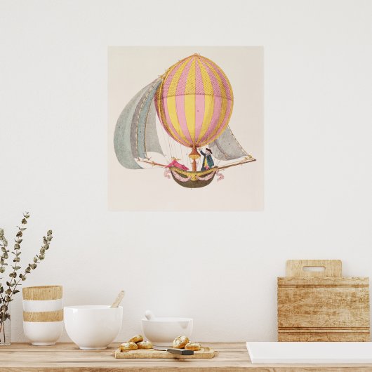 Ontwerp voor een meetbaar, Frans, c.1785 Poster (Keuken)