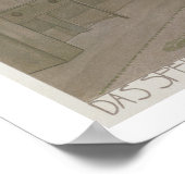 Ontwerp voor een mijnruimte, 1901 (kleurenlitho) poster (Hoek)