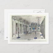 Ontwerp voor een Muziekruimte met panelen van Marg Briefkaart (Voorkant / Achterkant)