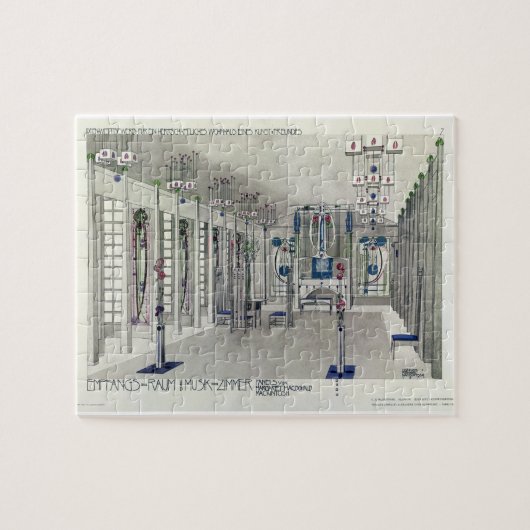 Ontwerp voor een Muziekruimte met panelen van Marg Legpuzzel (Horizontaal)