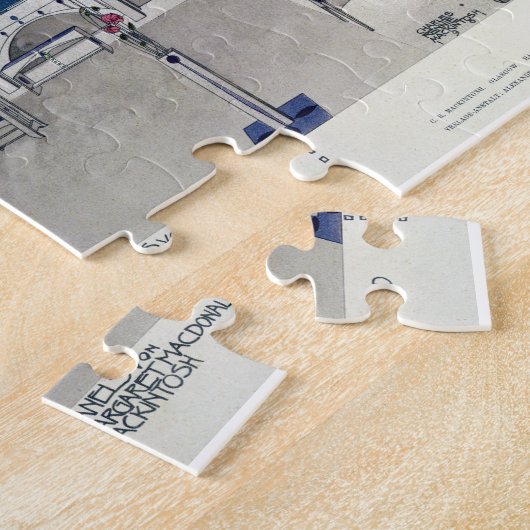 Ontwerp voor een Muziekruimte met panelen van Marg Legpuzzel (Zijkant)