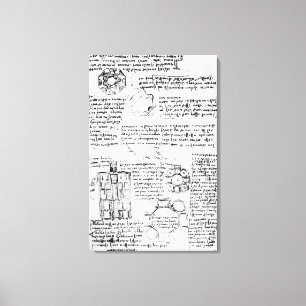 Ontwerp voor een paleis en park canvas afdruk