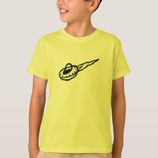 ontwerp voor een raket met een leuke wetenschapsca t-shirt