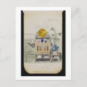 Ontwerp voor een Sideboard, c.1860s-70s (w/c & pot Briefkaart (Voorkant)