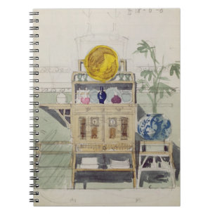 Ontwerp voor een Sideboard, c.1860s-70s (w/c & pot Notitieboek