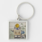 Ontwerp voor een Sideboard, c.1860s-70s (w/c & pot Sleutelhanger (Voorkant)