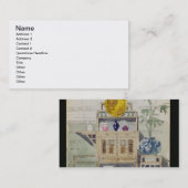 Ontwerp voor een Sideboard, c.1860s-70s (w/c & pot Visitekaartje (Voorkant / Achterkant)