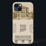 Ontwerp voor een staat met binnenplannen iPhone 13 hoesje<br><div class="desc">Een aantrekkelijke tekening van architectonische design voor een landgoed,  compleet met plannen voor het interieur. Als je je eigen huis wilt bouwen,  kunnen deze design je intrigeren. Koop vandaag nog een kopie!</div>