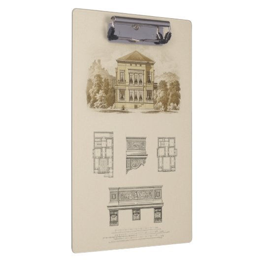 Ontwerp voor een staat met binnenplannen klembord (Rechts)