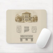 Ontwerp voor een staat met binnenplannen muismat (Met muis)