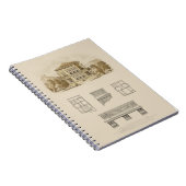 Ontwerp voor een staat met binnenplannen notitieboek (Rechterzijde)