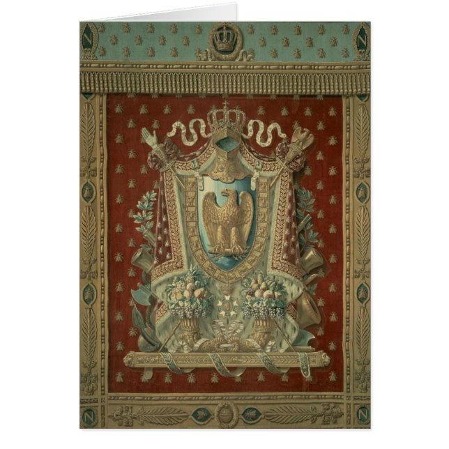 Ontwerp voor een tapijt in de studie van Bonaparte (Voorkant)