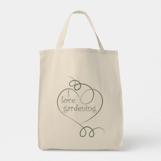 Ontwerp voor een tuinman met de inscriptie tote bag (Achterkant)