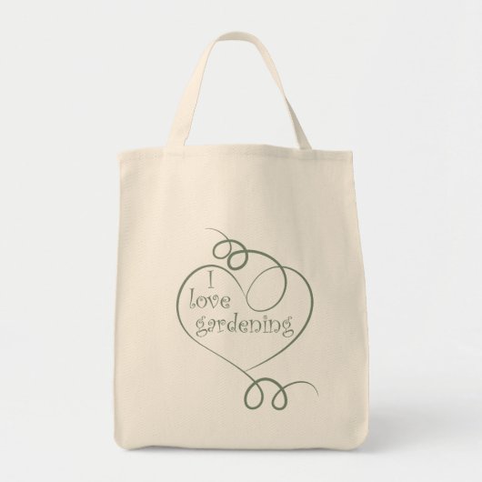Ontwerp voor een tuinman met de inscriptie tote bag (Voorkant)