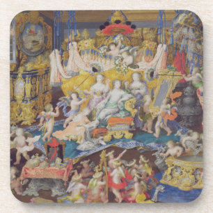 Ontwerp voor een ventilator, mogelijk voor Madame  Drankjes Onderzetter