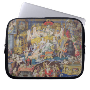 Ontwerp voor een ventilator, mogelijk voor Madame  Laptop Sleeve
