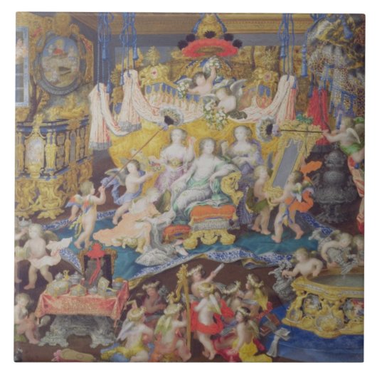 Ontwerp voor een ventilator, mogelijk voor Madame  Tegeltje (Voorkant)