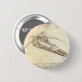 Ontwerp voor een vliegmachine. ronde button 5,7 cm (Voorkant /achterkant)