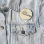 Ontwerp voor een vliegmachine. ronde button 5,7 cm (In situ)