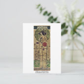 Ontwerp voor een wanddecoratie briefkaart (Staand voorkant)