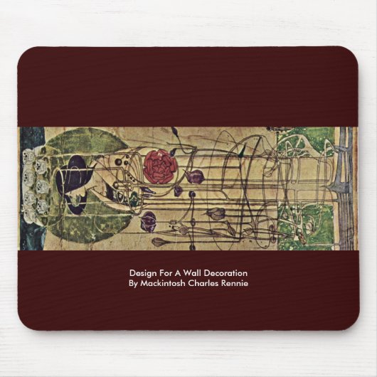 Ontwerp voor een wanddecoratie muismat (Voorkant)