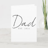 Ontwerp voor een zoete aankondiging van papa EST j (Voorkant)