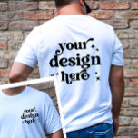Ontwerp voor- en achterzijde Aangepaste Logo Geper Tri-Blend Shirt<br><div class="desc">Dit gepersonaliseerde Tri-Blend-Shirt voor- en achterontwerp van de Logo biedt een slanke en professionele manier om uw merk te laten zien. Of u nu een bedrijf, een team of een persoonlijk project vertegenwoordigt, dit shirt biedt het perfecte canvas voor uw aangepaste logo-ontwerp. Met de mogelijkheid om uw logo zowel aan...</div>