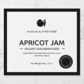 Ontwerp voor etiketten op jam potten (Enkel label)