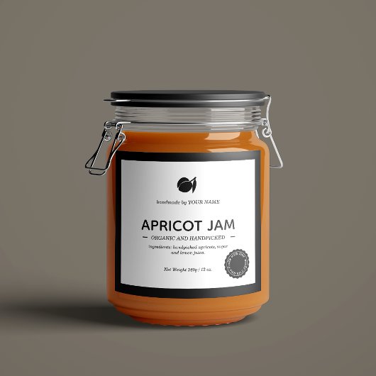 Ontwerp voor etiketten op jam potten