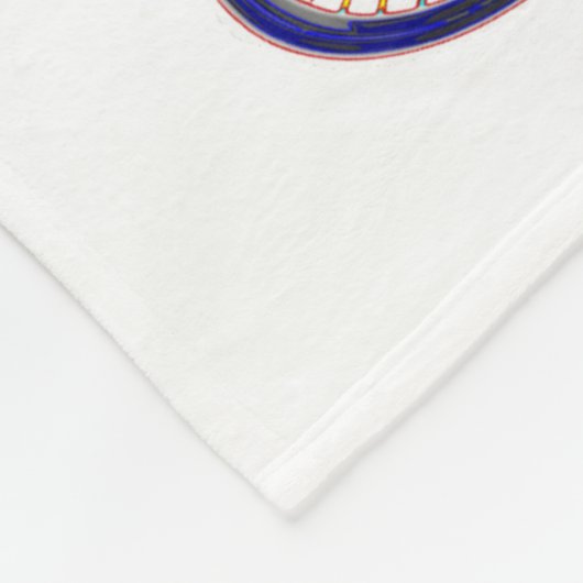 Ontwerp voor fietsafdrukken fleece deken (Hoek)