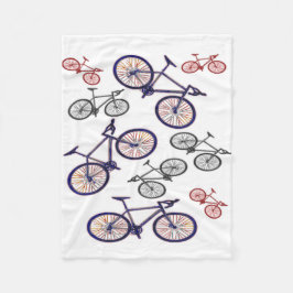 Ontwerp voor fietsafdrukken fleece deken