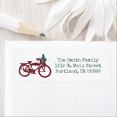  ontwerp voor fietsen en kerstbomen etiket (Insitu)