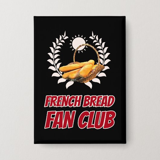 Ontwerp voor Franse Brood Fanclub Button (Voorkant)
