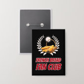 Ontwerp voor Franse Brood Fanclub Button (Voorkant / Achterkant)