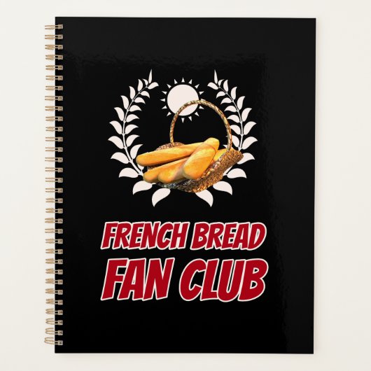 Ontwerp voor Franse Brood Fanclub Planner (Voorkant)