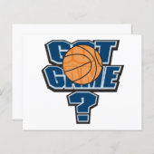 ontwerp voor gamesbasketbal (Voorkant / Achterkant)
