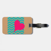 Ontwerp voor gebitsgebitte tanden en chapon bagagelabel (Achterkant horizontaal)