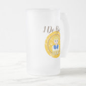  ontwerp voor geblonde meisjes matglas bierpul (Voorkant rechts)