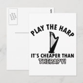 ontwerp voor harstherapie briefkaart (Voorkant / Achterkant)