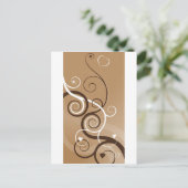 ontwerp voor hartwervelingen briefkaart (Staand voorkant)