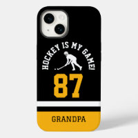 Ontwerp voor hockey-opa-truitnummer