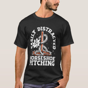 Ontwerp voor hoefijzer werp enthousiasteling t-shirt