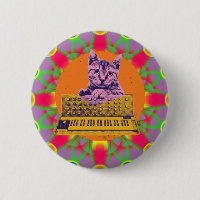 Ontwerp voor kat synthesizer muziekproducenten