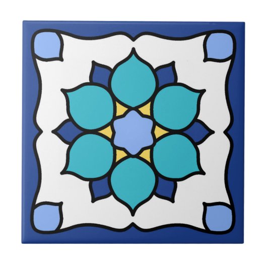 ontwerp voor keramische tapijten op het eiland Ca Tegeltje (Voorkant)