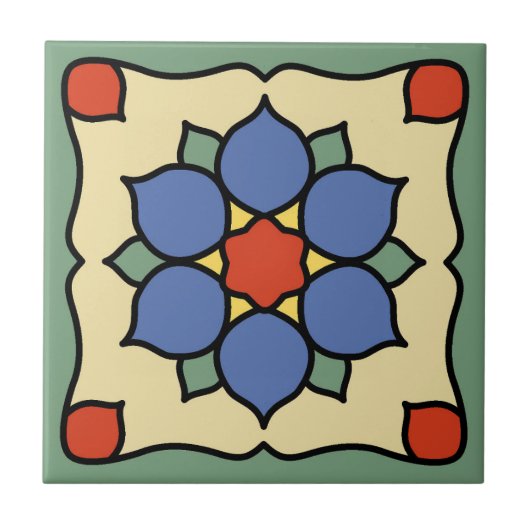  ontwerp voor keramische tapijten op het eiland Ca Tegeltje (Voorkant)